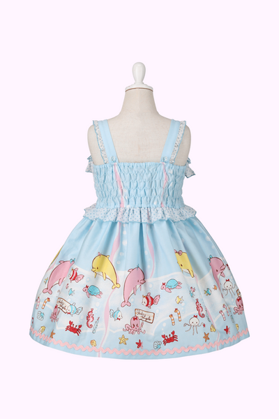 マリンフレンズプリントサンドレス（Sister）