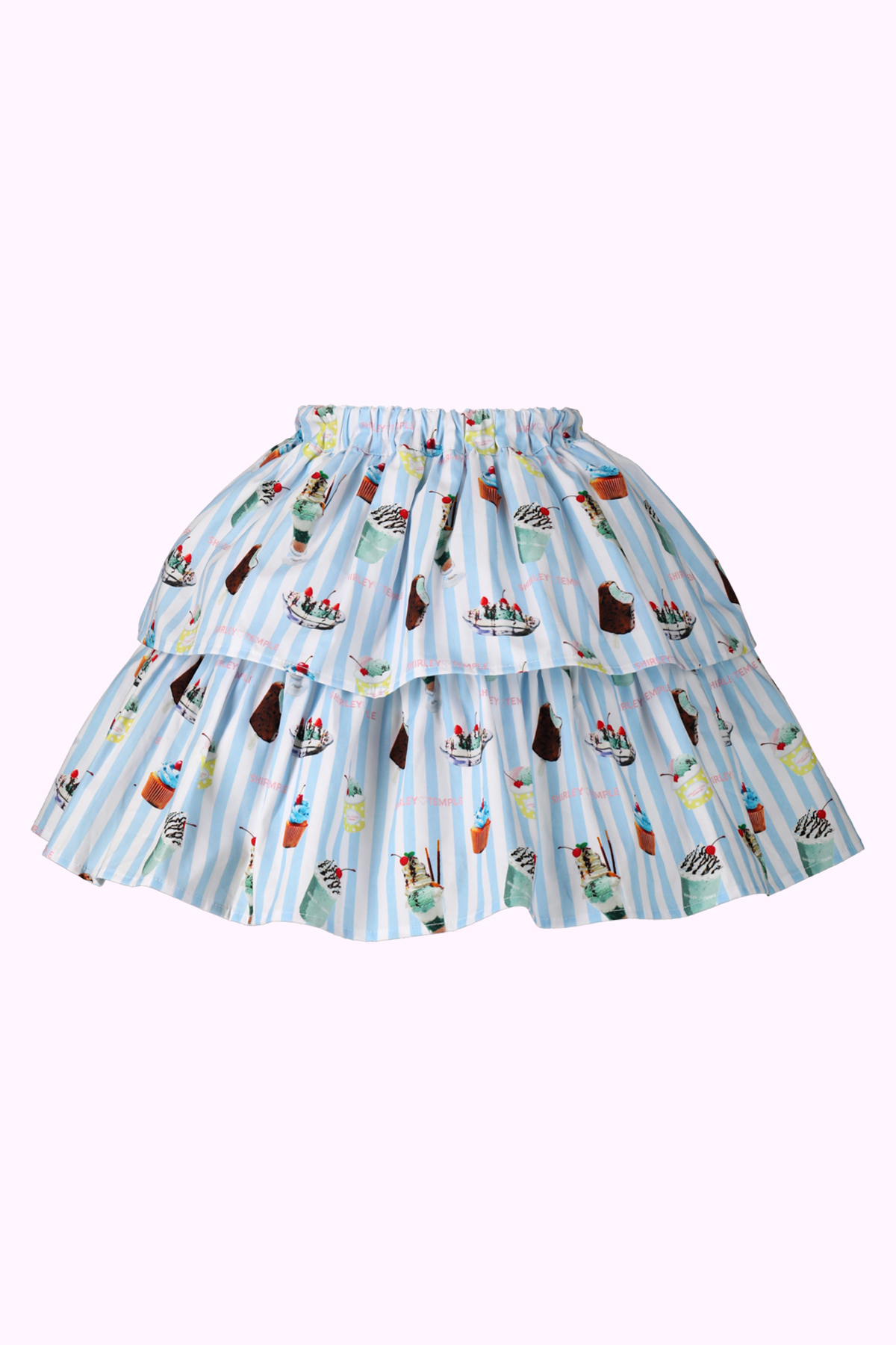 チョコミントプリントフリルスカート（Toddler）