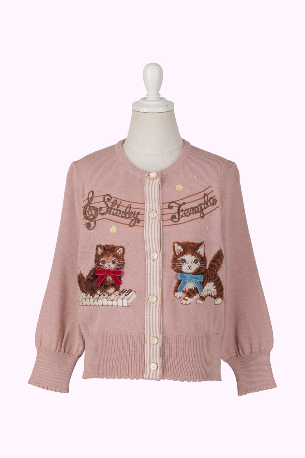こねこ＆メロディーニットカーディガン（Toddler）