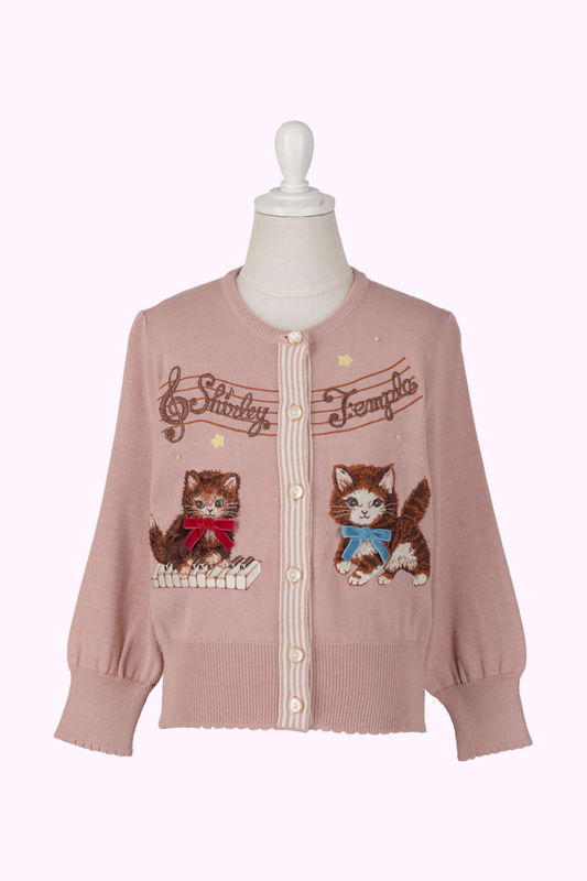 こねこ＆メロディーニットカーディガン（Toddler）
