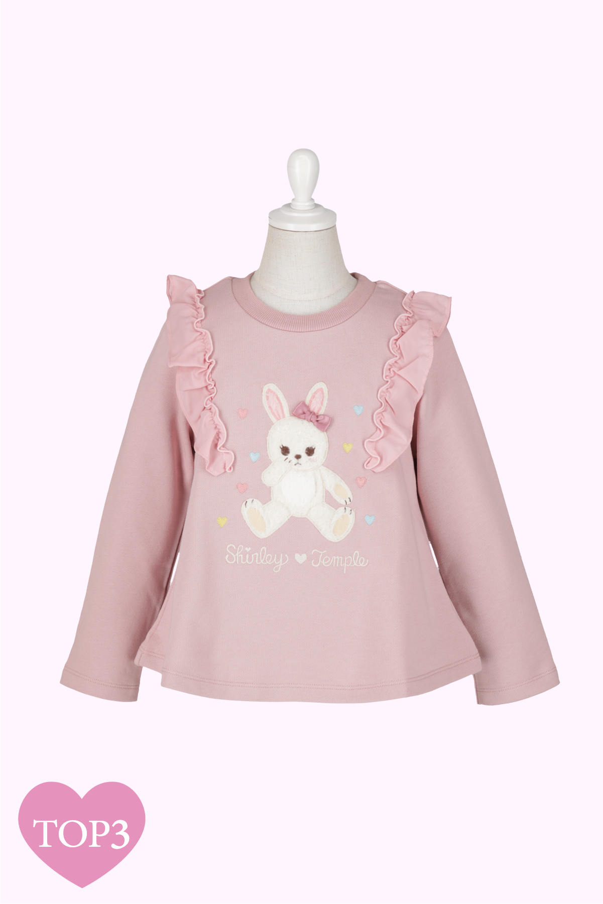 シャーリーテンプル♡ブリディシュプードルカットソー２着セット100センチピンク シャーリーテンプル♡ブリディシュプードルカットソー2着セット