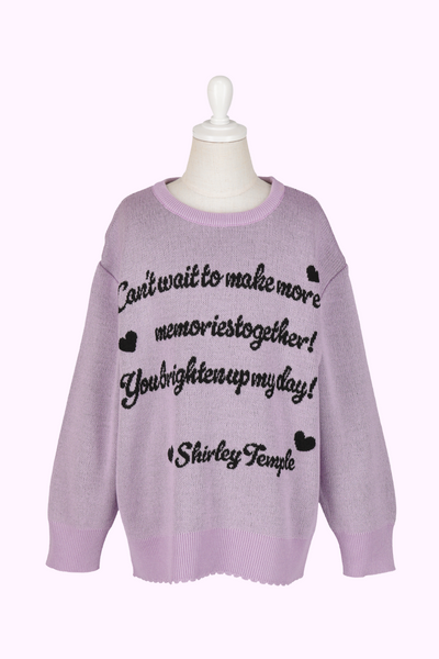 メッセージロングニット（Toddler）