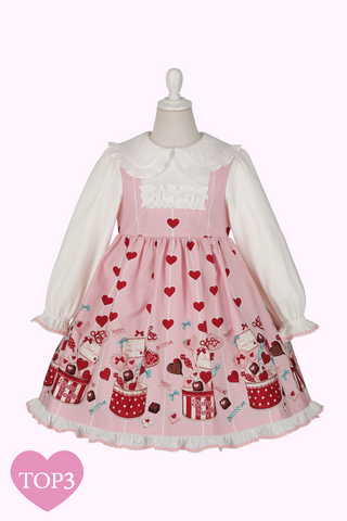 最終本日削除 110SHIRLEY TEMPLE さくらんぼプリントワンピース ONE