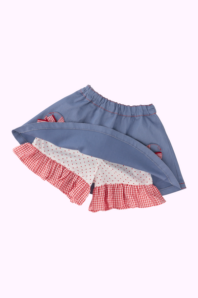 ハートラッピングパンツ付きスカート（Sister）