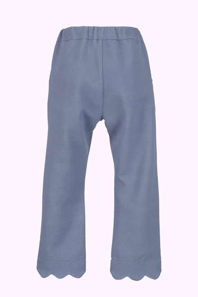 ハート刺繍デニム風スカラップパンツ(Sister)