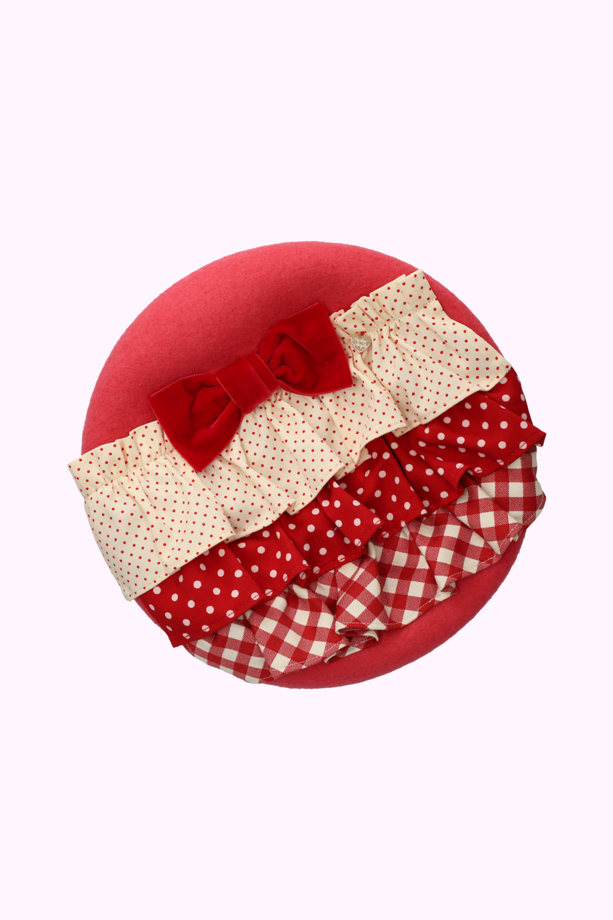 Shirley bredal刺繍ロンパースとベレー帽セット パッチワークフリルベレー帽（Toddler） – Shirley Temple Online Store