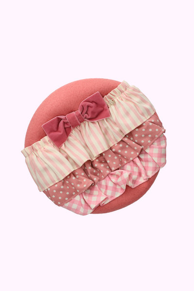 パッチワークフリルベレー帽（Toddler）