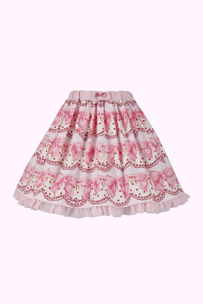 アンティークリボンレースプリントスカート（Toddler）