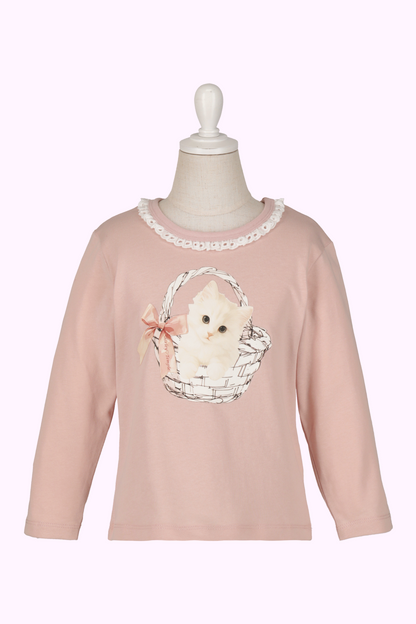 バスケットキャットカットソー（Toddler）