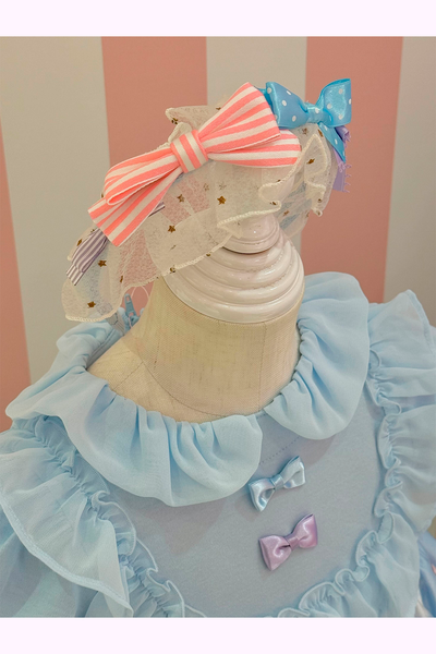 カラフルリボンカチューシャ