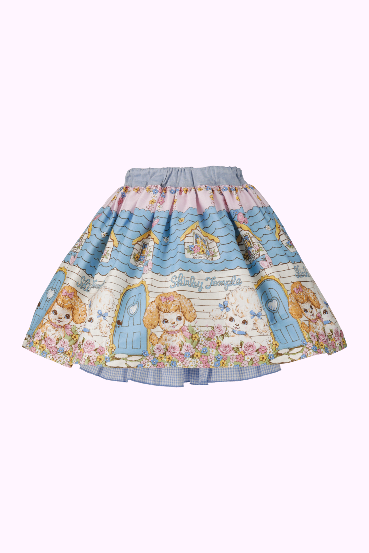 わんちゃんフラワーハウスプリントパンツインスカート（Toddler）
