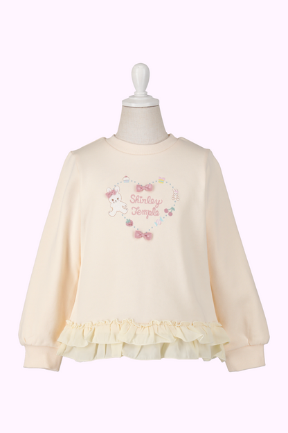 ラブリーモチーフ刺繍トレーナー（Toddler）