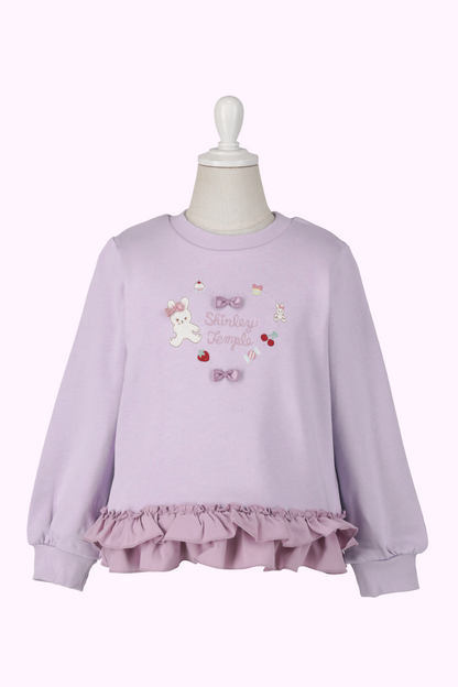 ラブリーモチーフ刺繍トレーナー（Toddler）