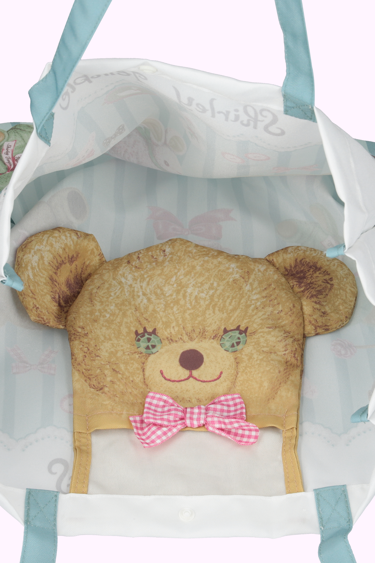 アンティークマーケットプリントエコバッグ(Sサイズ)