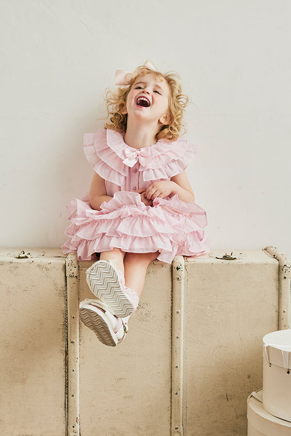 キャンディカラーフリルワンピース(Baby) – Shirley Temple Online Store