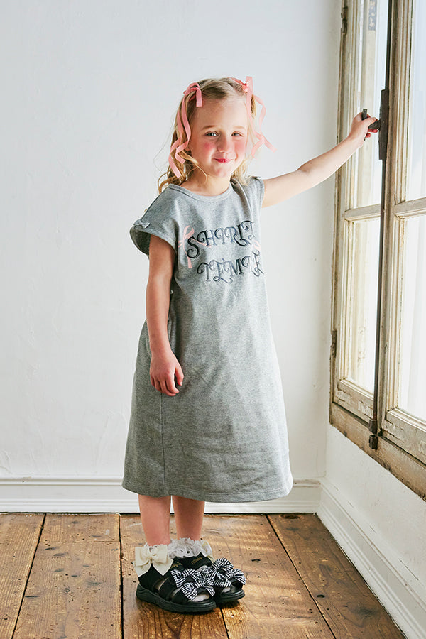 ロゴプリントTシャツワンピース（Toddler）
