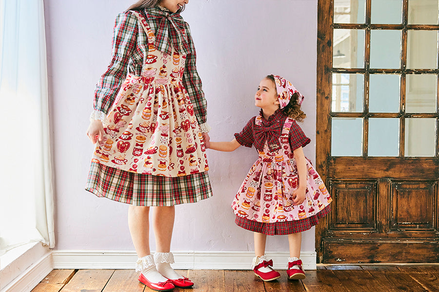 サスティナブルシャーリーカフェプリントエプロン（Toddler