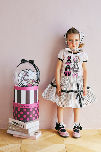 モノトーンドットティアードスカート（Toddler）