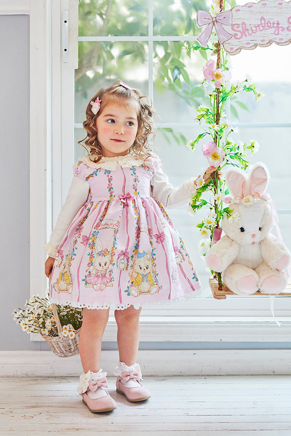 フラワーパークプリントワンピース（Toddler） – Shirley Temple