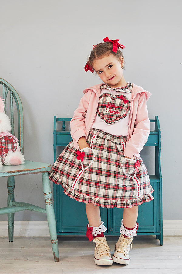 美品！シャーリーテンプル　おリボン柄シフォンワンピース　130cm Shirley Temple Online Shop （シャーリーテンプル 公式