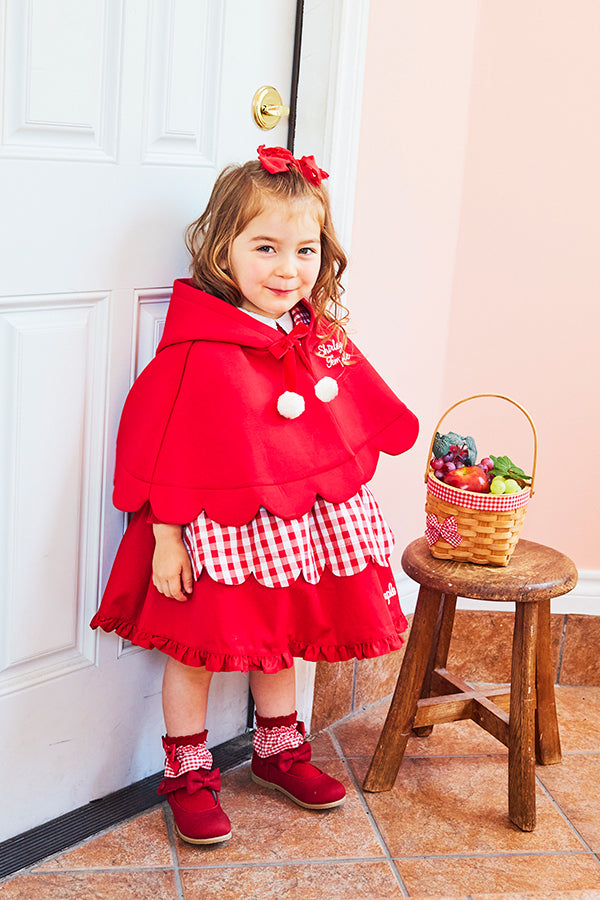 ShirleyTemple 赤ずきんケープポンチョ ShirleyTemple 赤ずきんケープポンチョ ShirleyTemple 赤ずきん