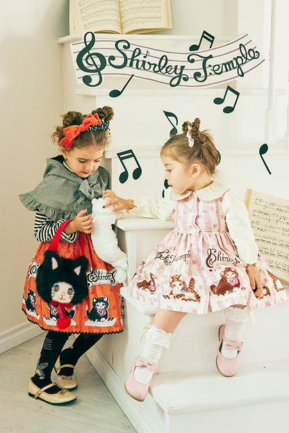 こねこ＆メロディープリントワンピース（Toddler）