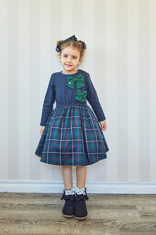ドッキングリボンチェックワンピース（Toddler）