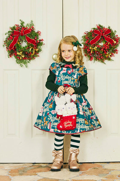 ホリデーボーダーニーハイソックス（14～23cm）