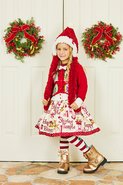 ホリデーボーダーニーハイソックス（14～23cm）