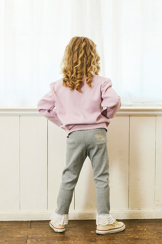 コットンレースリブパンツ（Toddler）