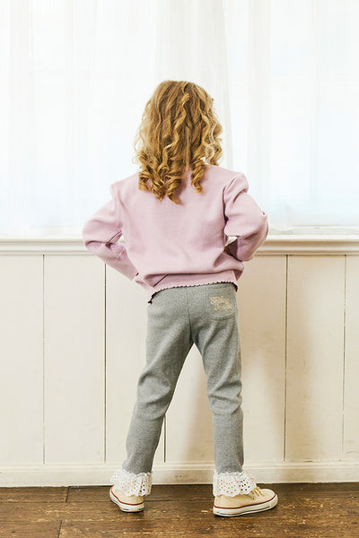 コットンレースリブパンツ（Toddler）
