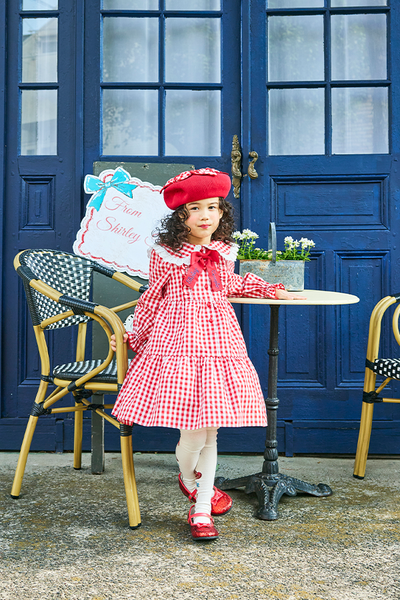 ギンガムハートボタンワンピース（Sister）