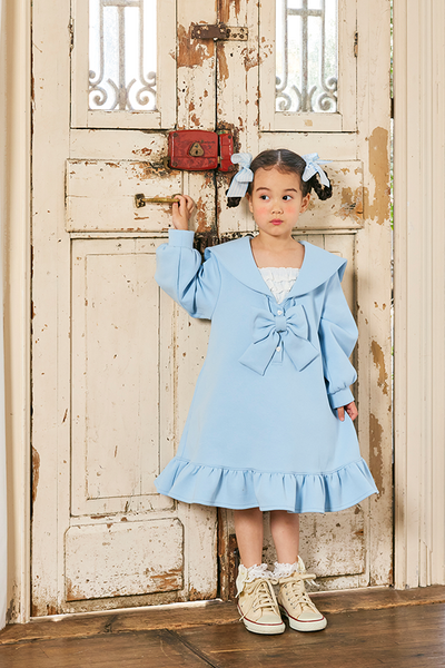 セーラーカラーカジュアルワンピース(Toddler) – Shirley Temple