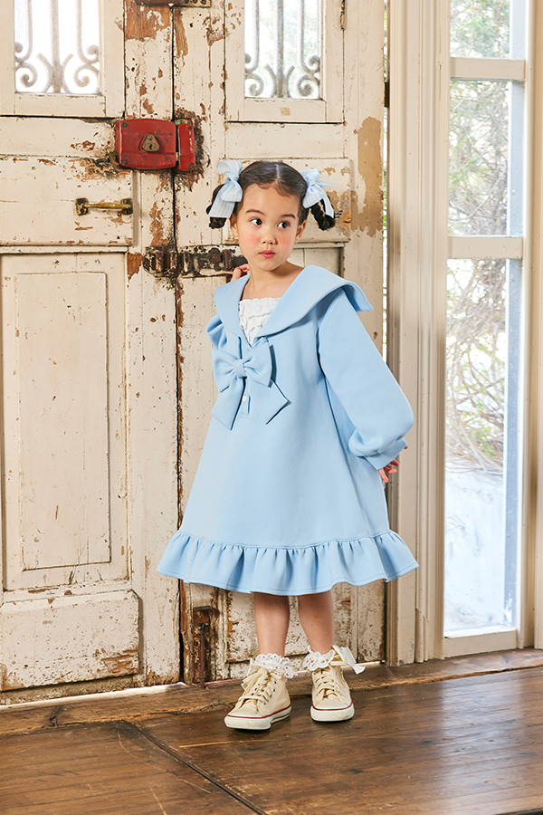 セーラーカラーカジュアルワンピース(Toddler) – Shirley Temple