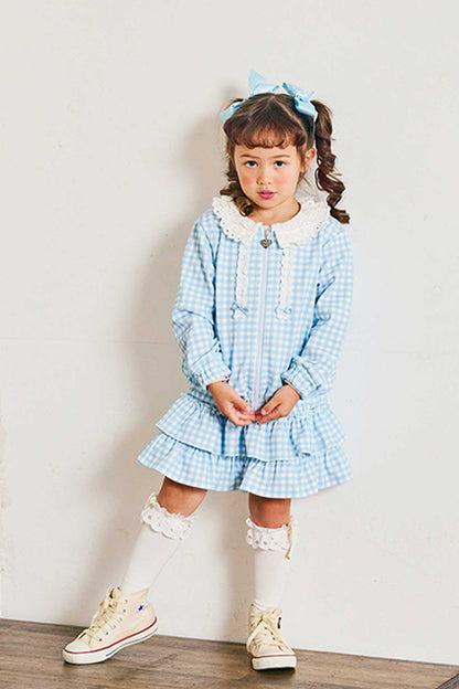 デニム風フリルスカート(Toddler)