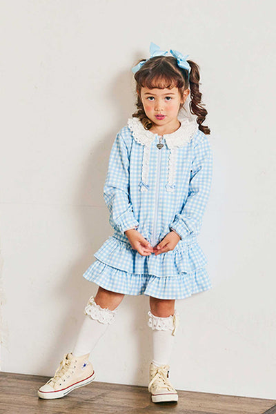 デニム風フリルスカート(Toddler)