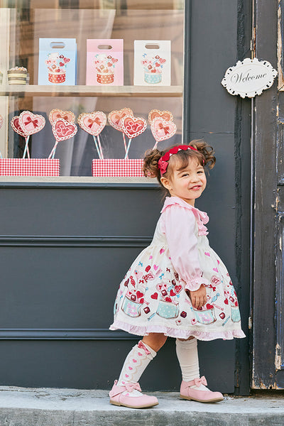 ハートスカラップハイソックス（11・13cm）