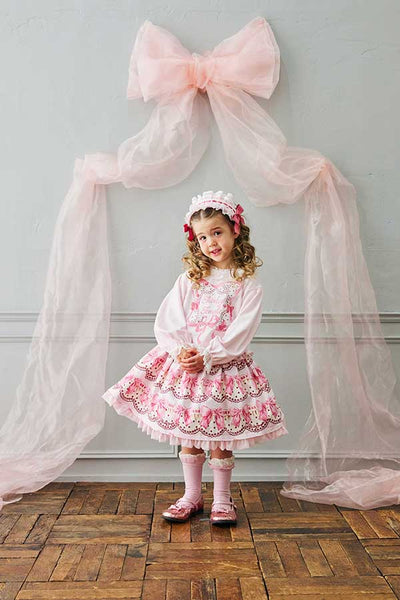 アンティークリボンレースプリントスカート（Toddler）