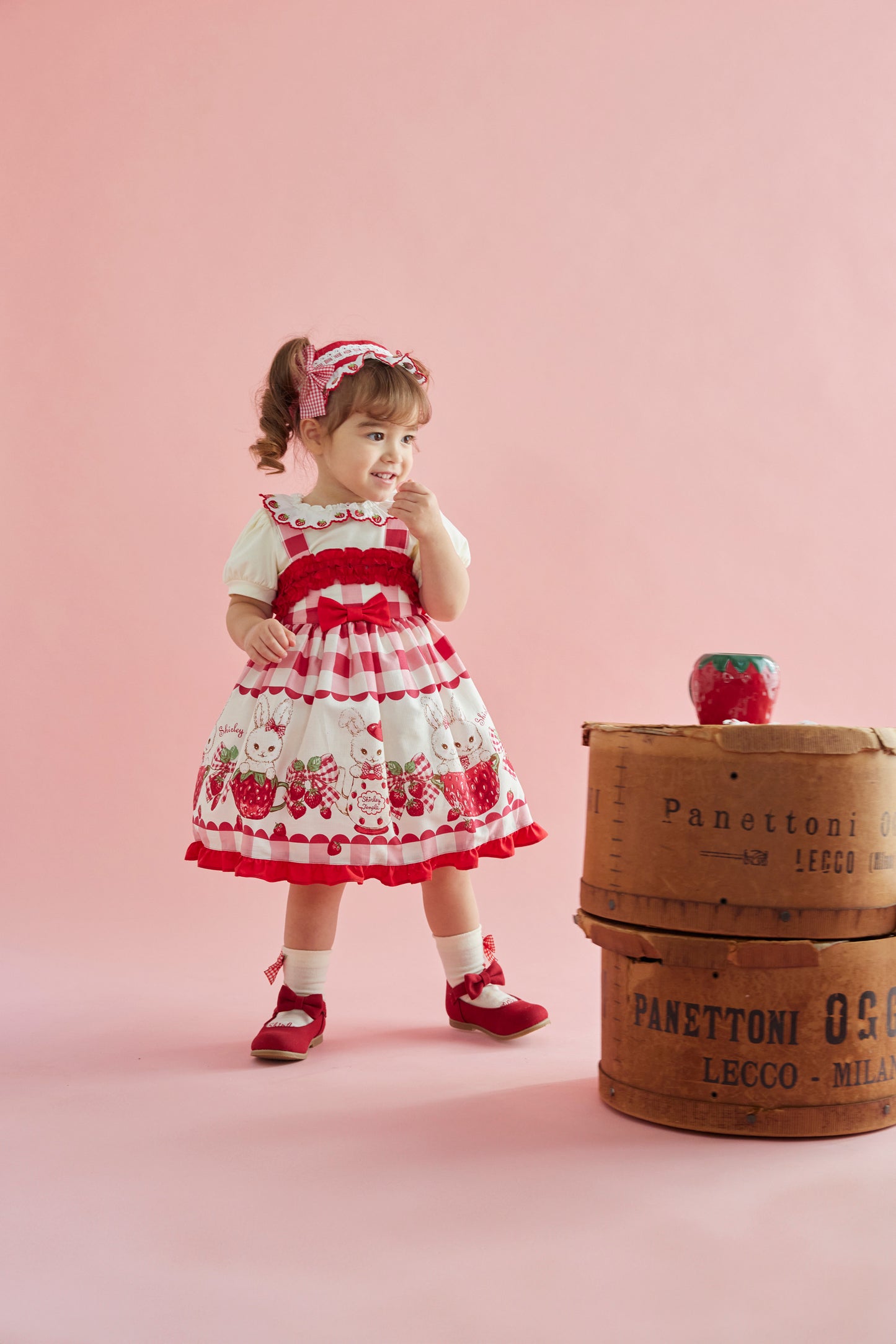ストロベリーレースパフTシャツ（Toddler）