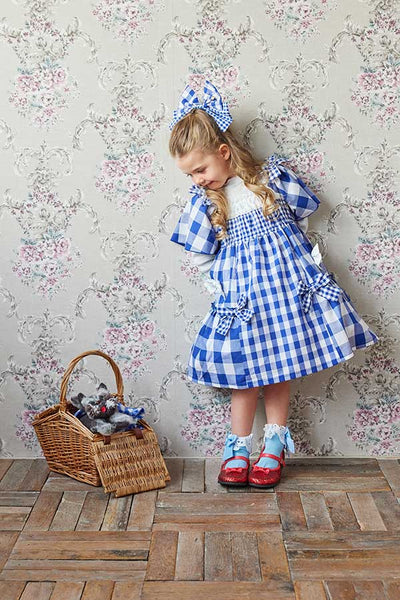 パッチワークチェックワンピース（Sister）