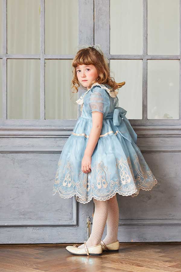 オーガンジートゥシューズレースドレス（Toddler）