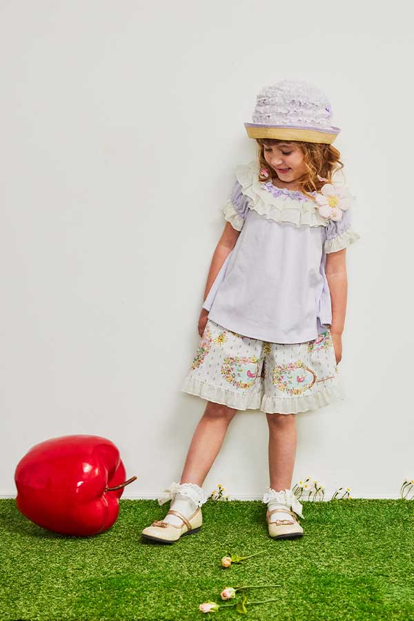 ダブルフリルリボンプルオーバー（Toddler）