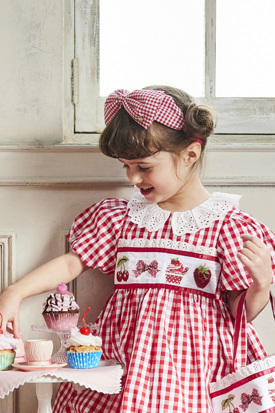 SWEETステッチギンガムワンピース（Toddler）