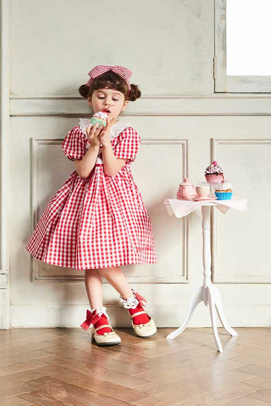 SWEETステッチギンガムワンピース（Toddler）