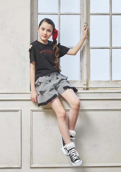 カフェメニューオフショルTシャツ（Toddler）