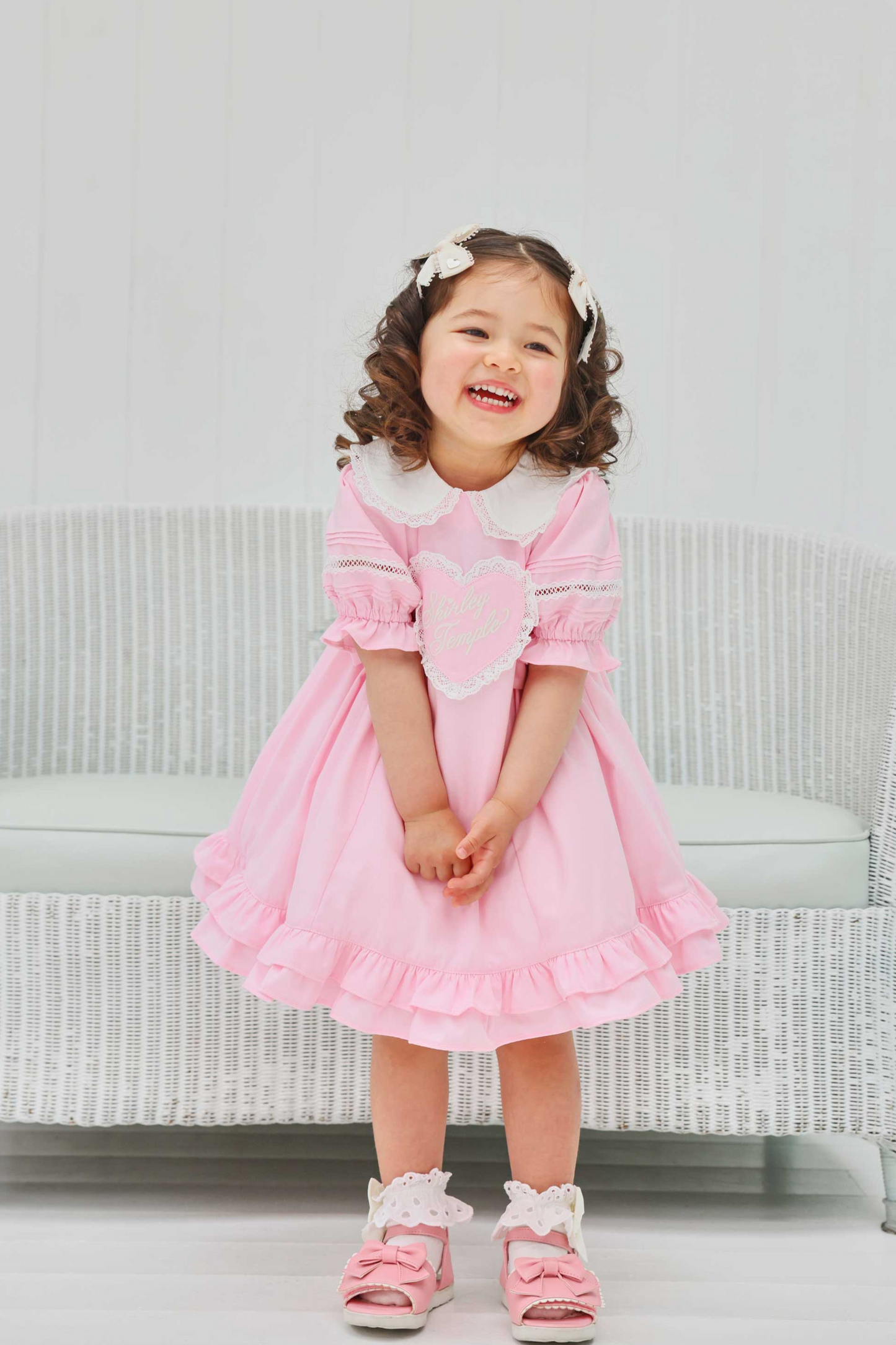 ハートフリルピンタックワンピース（Toddler）