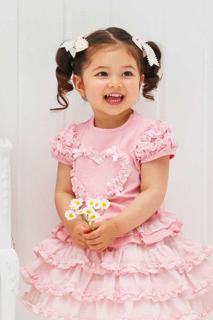 ハートロゴフリルパフTシャツ（Toddler）