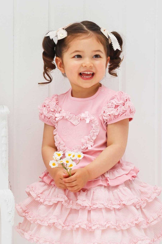ハートロゴフリルパフTシャツ（Toddler）