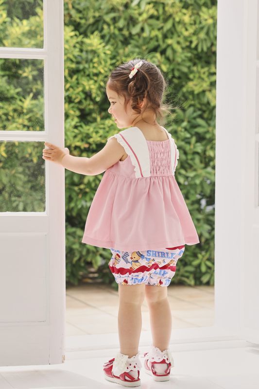 アヒルおさんぽアップリケセーラーTシャツ（Toddler）