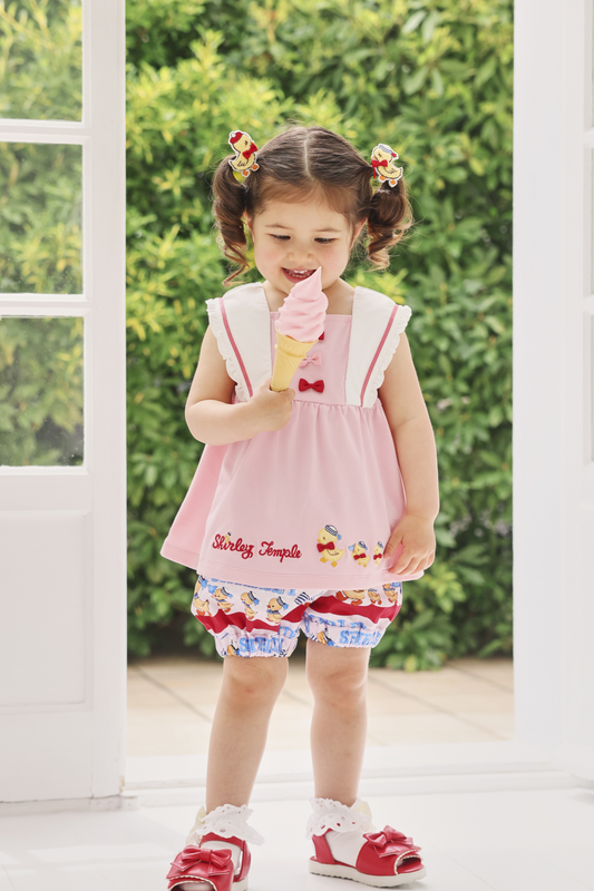 アヒルおさんぽアップリケセーラーTシャツ（Toddler）